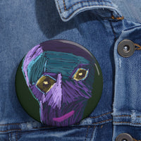 “Wizard Horace” Pin Buttons