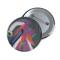 “Jester Abstract” Pin Buttons