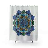 “Sky Lotus” Shower Curtains