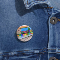 “Be Colorful River” Pin Buttons
