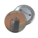“End of the World Tower” Pin Buttons