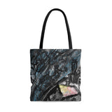 “Falling Off The Incline” Tote Bag