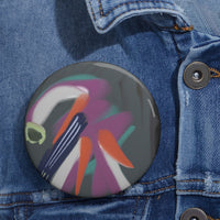 “Jester Abstract” Pin Buttons