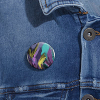 “The Somber Flower” Pin Buttons