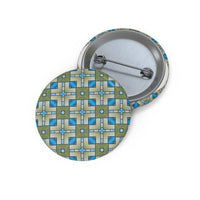 “Tile Pattern No 1” Pin Buttons