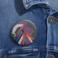 “Jester Abstract” Pin Buttons