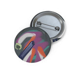 “Jester Abstract” Pin Buttons
