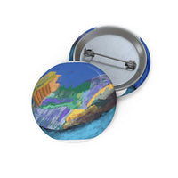 “Dolphin Alley” Pin Buttons